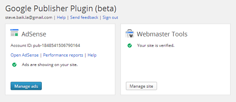 Google Publisher Plugin for WordPress